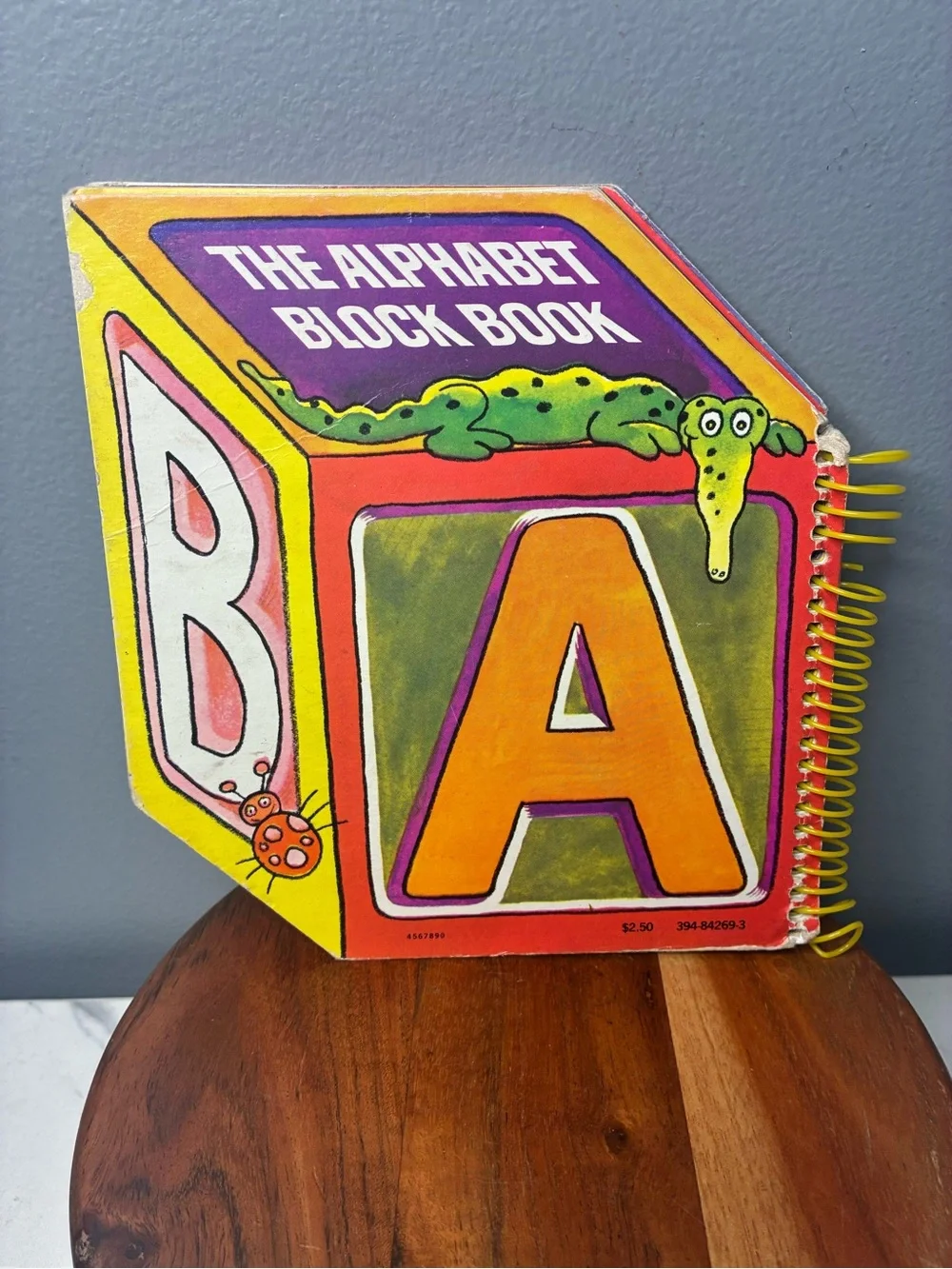 1979 Roy McKie The Alphabet Block Book Spiral Board Book Random House